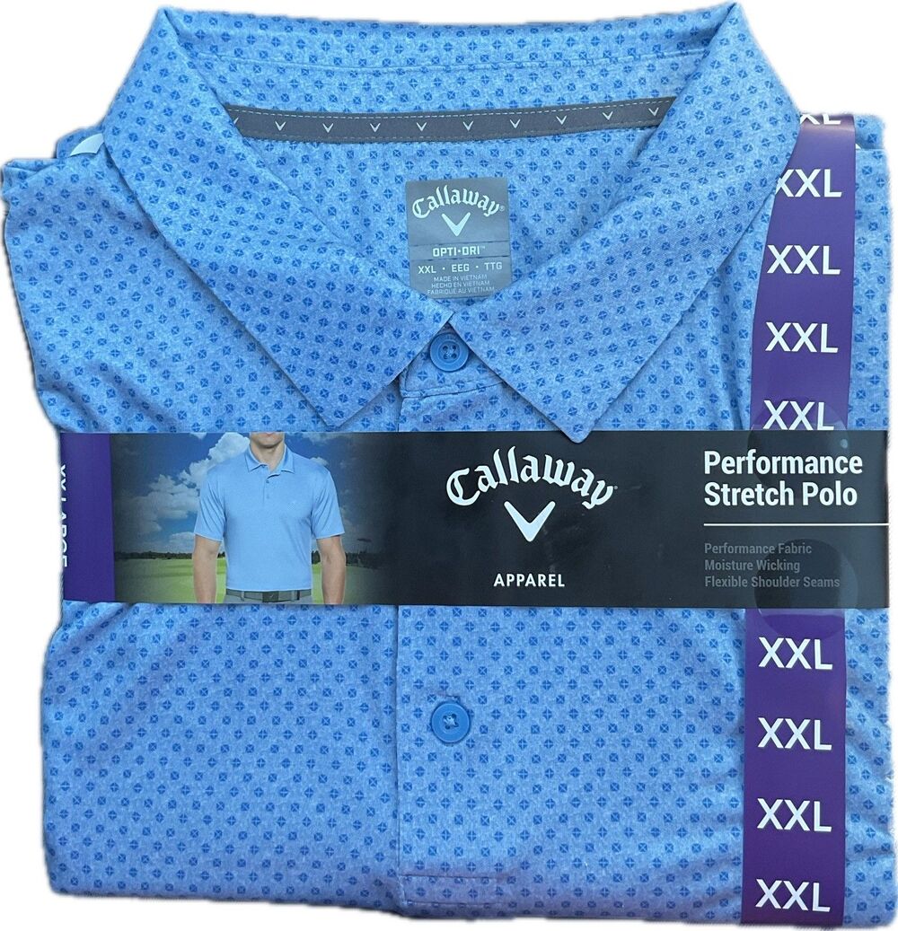 Callaway Men's Moisture Wicking Performance Golf Polo